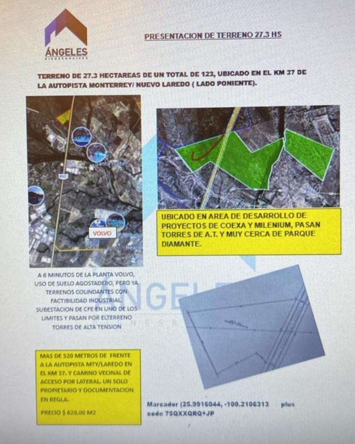 Presentación de terreno 27.3 hectáreas